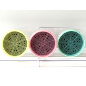 Vintage Tupperware Coasters Wagon Wheel‎